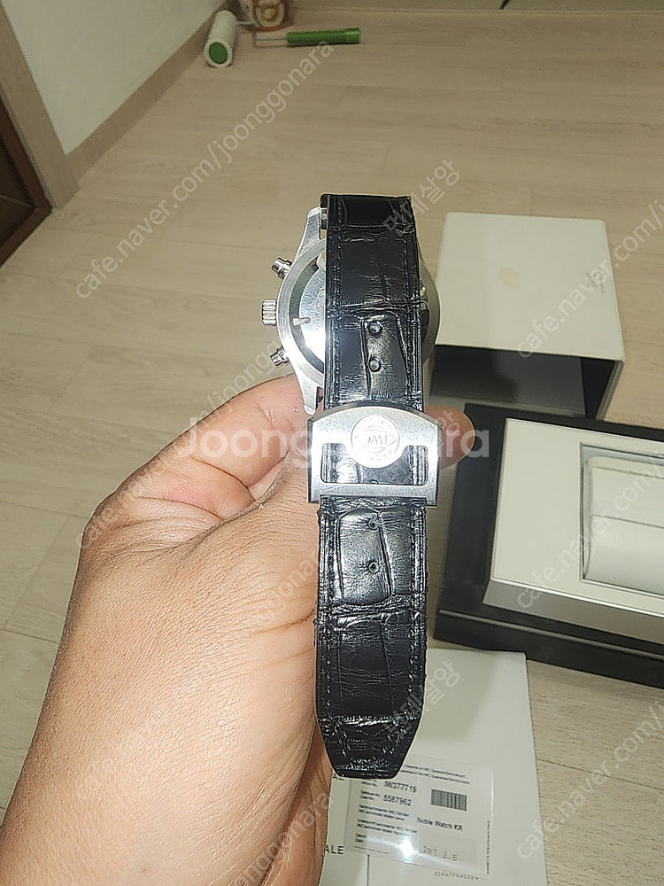 IWC 377719 파일럿 크로노 모델 팜니다--1