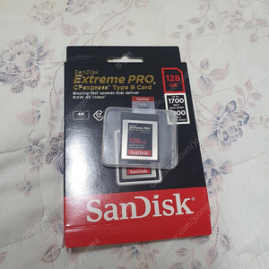 정품 샌디스크 Sandisk CFexpress CFE128GB 타입B 메모리카드 판매