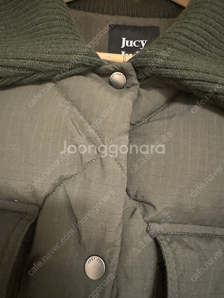 쥬시쥬디 패딩 숏패딩 덕다운--4