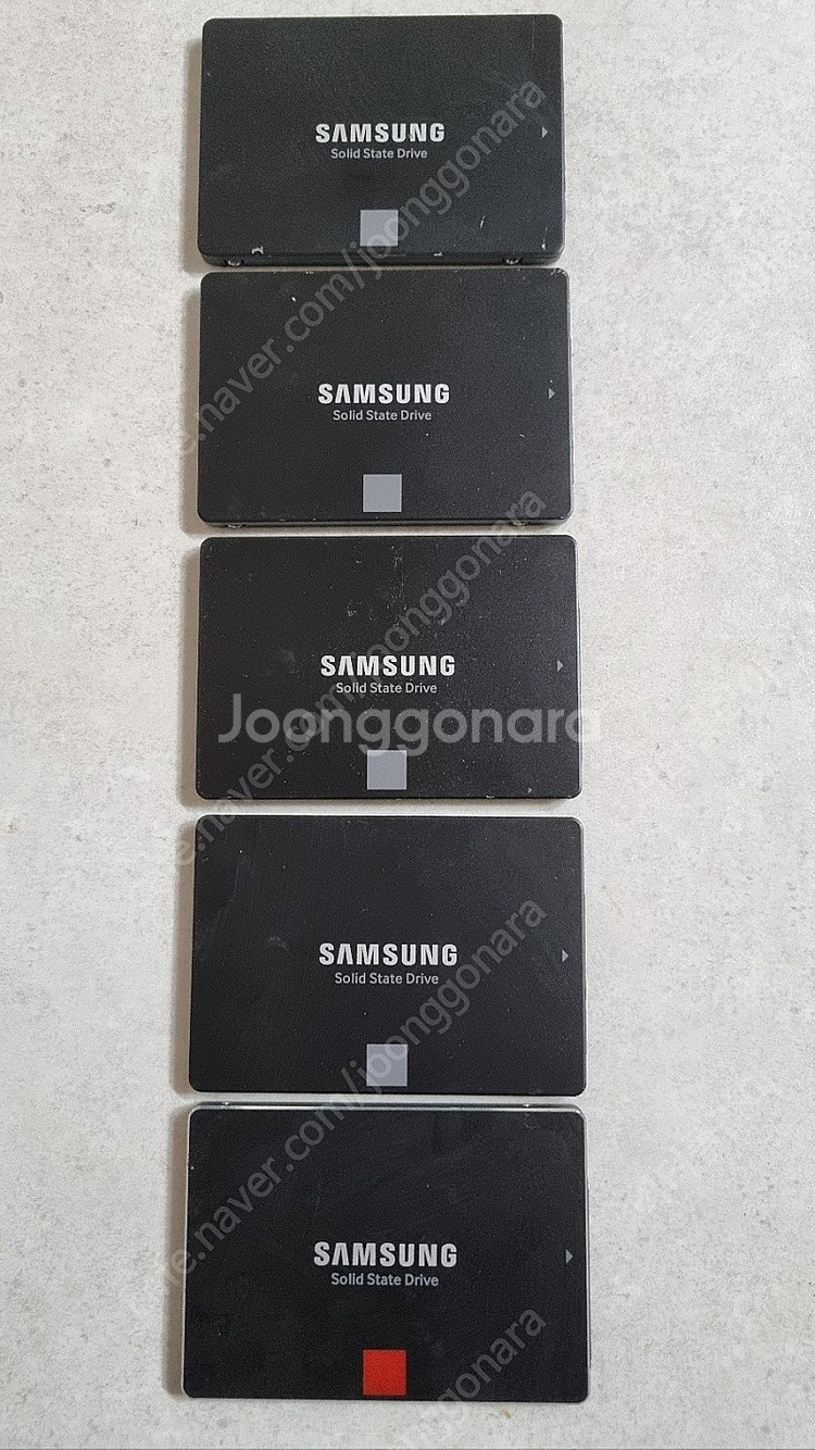 ​삼성 SSD 860EVO 250GB 4개, 850PR...--1