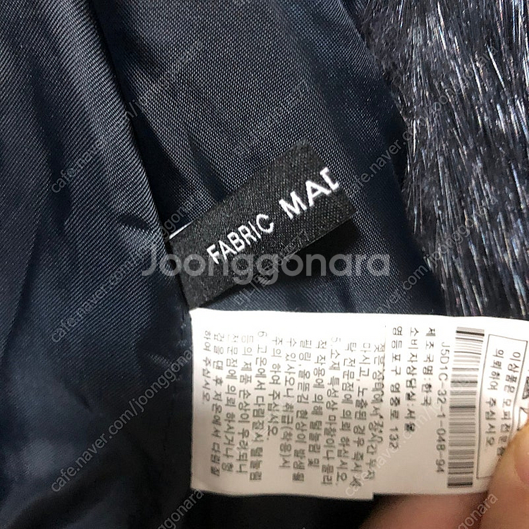 요하넥스 럭셔리. 수리알파카 밍크 후드코트 (정가99만원) 네이비 399000원--5