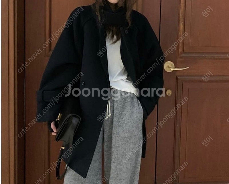 더웨이브 하우스 울 피코트--3