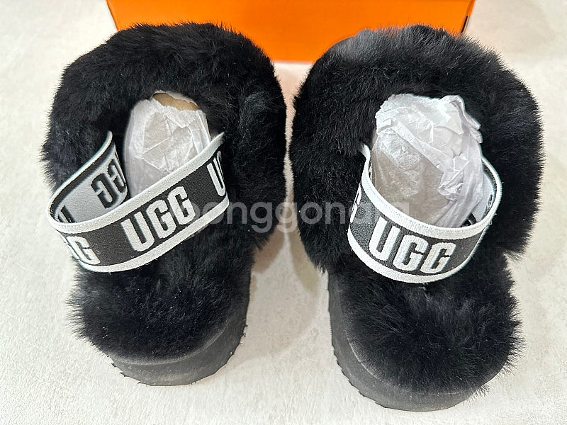 새제품)호주 어그 UGG 밴딩 슬리퍼 블랙 색상 37/...--4