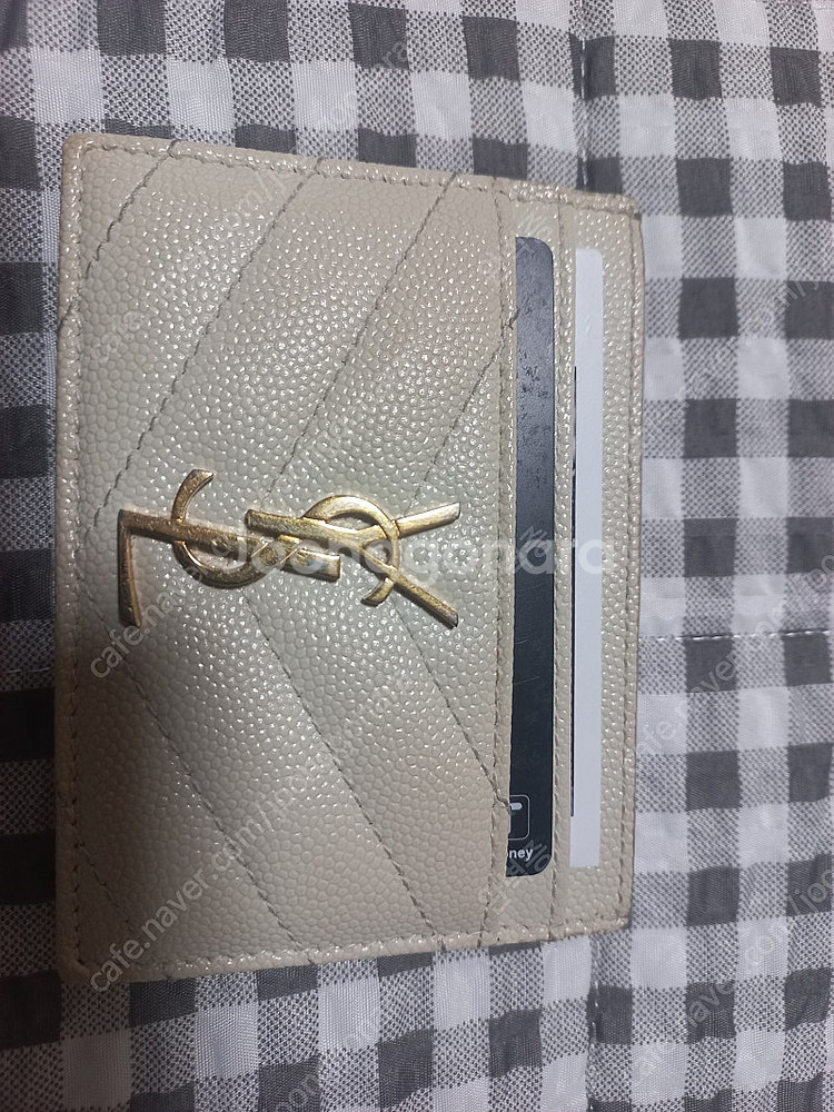 입생로랑카드지갑 정품(박스 보증서있습니다)--1