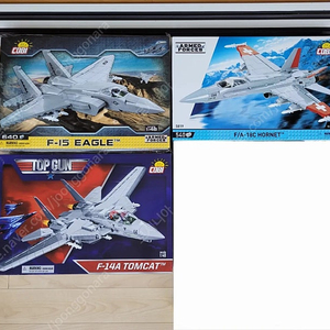 코비블럭 5811 F-14 톰캣 탑건 COBI F-14 TOMCAT 코비블럭 5803 F-15 이글 COBI F-15 EAGLE 코비블럭 5819 F/A-18C 호넷