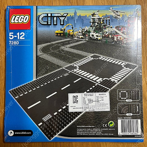 LEGO 7280 레고 시티 로드 플레이트 직선+교차점