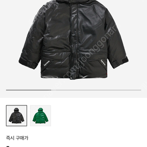 [XL] 슈프림 고어텍스 레더 700 필 다운 파카 블랙