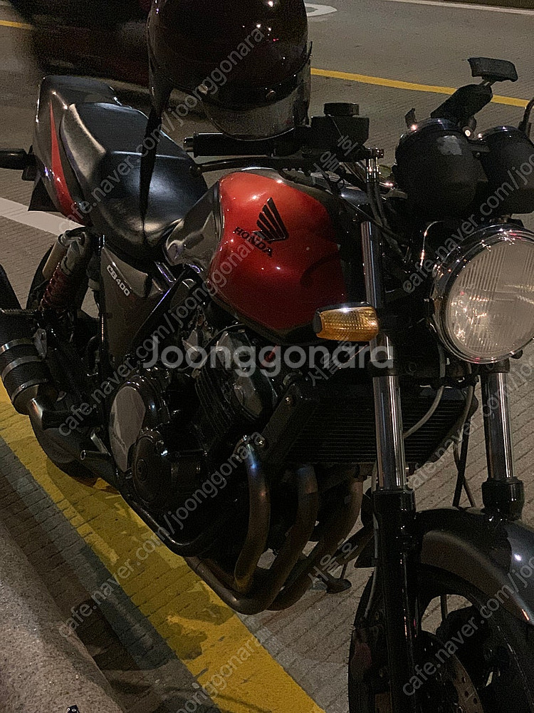 CB400sf 풀리스토어 풀티탄시스템머플러 구변 급처--1