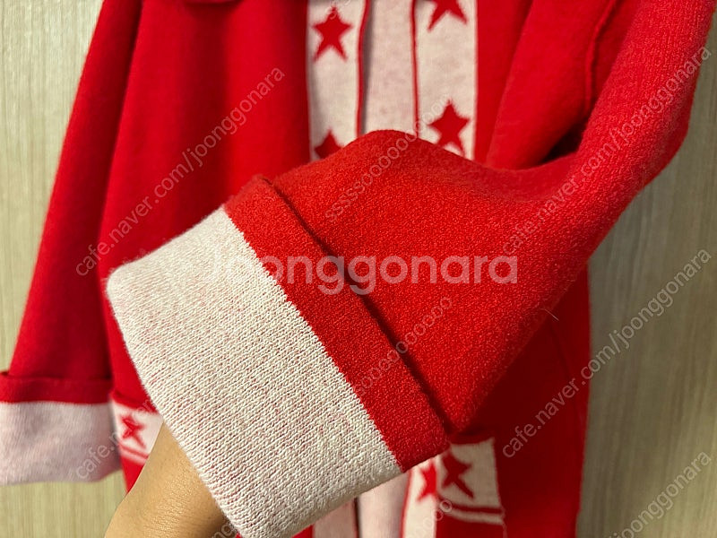 럭키슈에뜨 별 니트 가디건. 깨끗해요. 프리사이즈--1