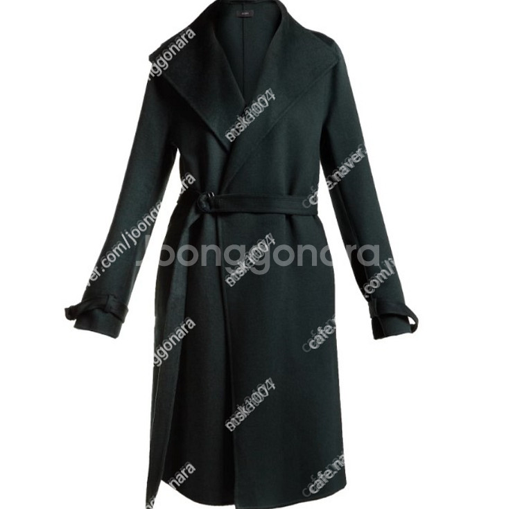 조셉 그린 코트/38싸이즈 /울 80 캐시미어 20--1