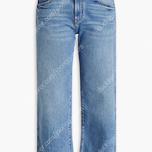 카이트 데님 KHAITE Wendell cropped high-rise wide-leg jeans - 택채 새상품