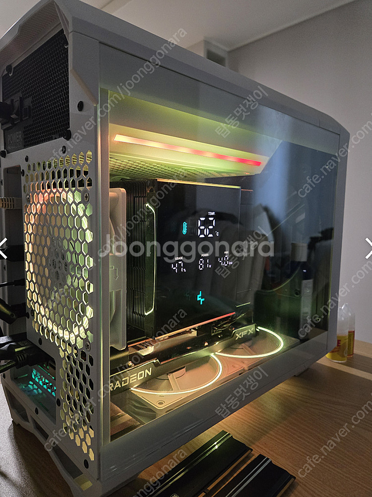 ITX 게이밍 본체 판매합니다. 5700X3D + RX...--0