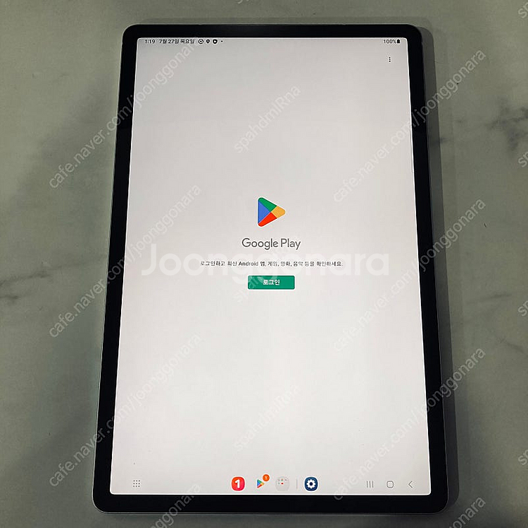 갤럭시 탭S7 FE 실버 64G 케이스펜포함 S급 28...--6