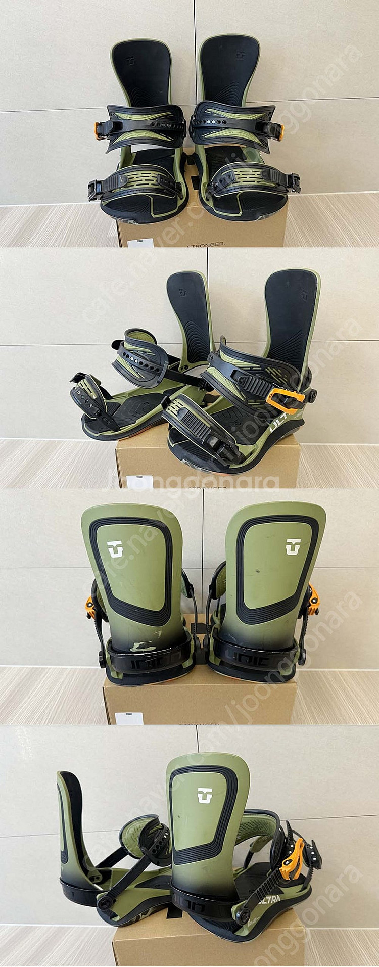 2324 유니온 울트라바인딩 M (아미그린/딥블루) / 크랩그랩 장갑 블랙M 판매합니다.--0