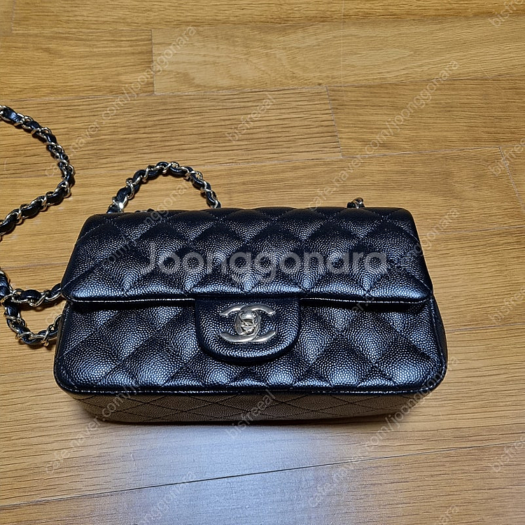 샤넬 뉴미니 캐비어 샴페인 골드(풀세트)--6