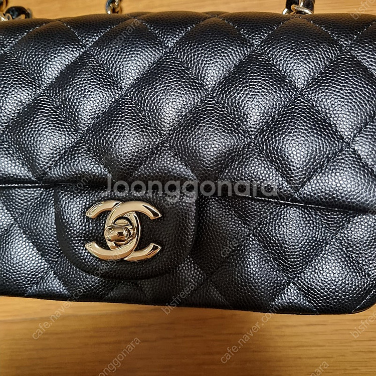 샤넬 뉴미니 캐비어 샴페인 골드(풀세트)--7