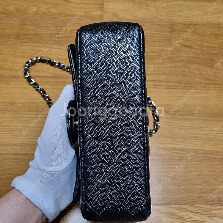 샤넬 뉴미니 캐비어 샴페인 골드(풀세트)--9