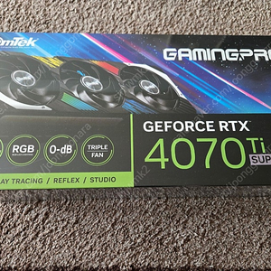 이엠텍 지포스 RTX 4070 Ti SUPER GAMINGPRO D6X 16GB 미개봉 새제품