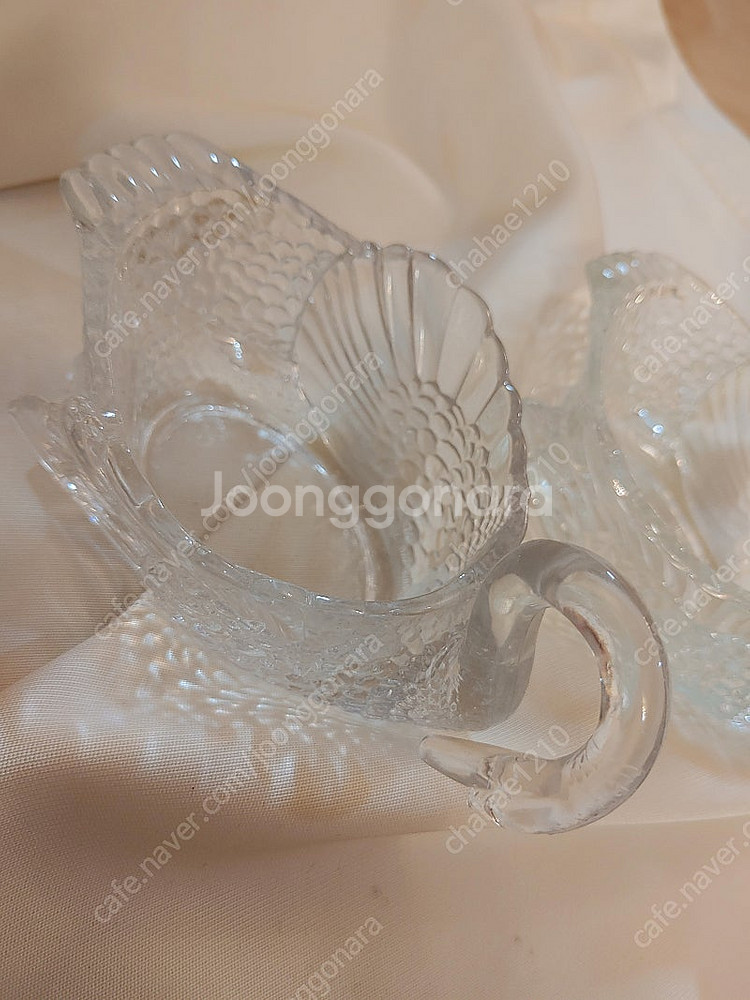 영국 투명 백조 보관함 보석함--5