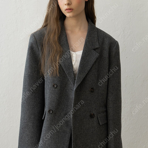 lilycotts 릴리코츠 Monte Double Wool Jacket 몬테 더블 울 자켓 차콜 새상품