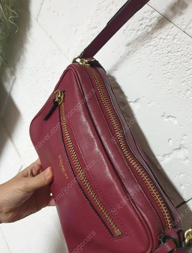 정품 코치 레거시 플라이트백 체인 크로스백--4