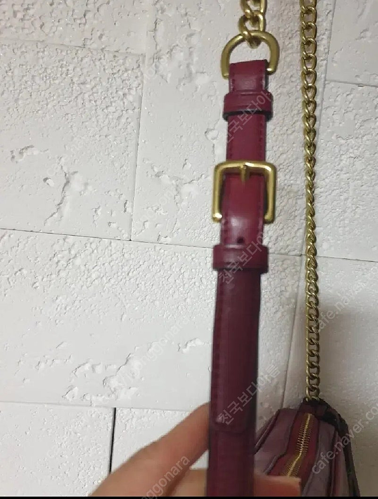 정품 코치 레거시 플라이트백 체인 크로스백--8