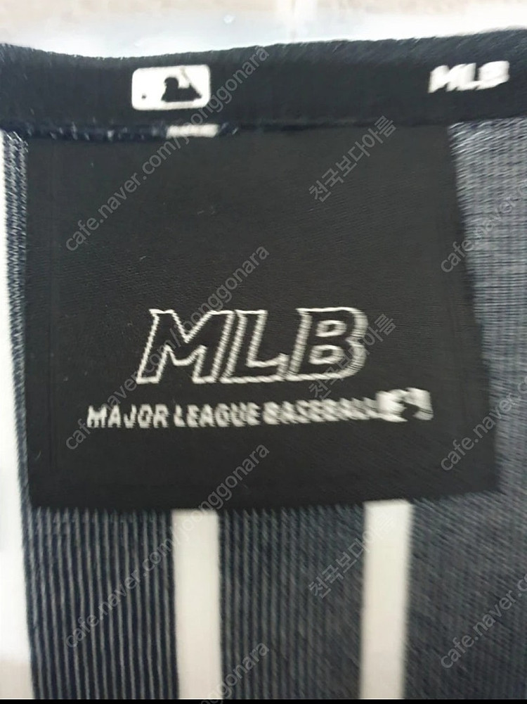 MLB 비즈장식 스트라이프 원피스--3