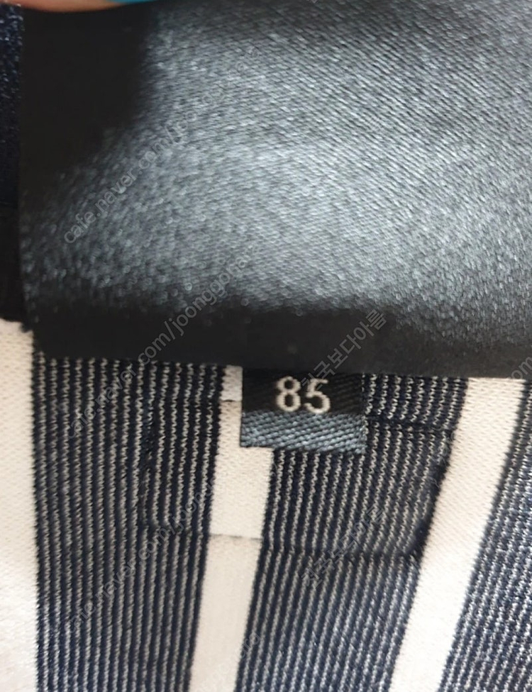 MLB 비즈장식 스트라이프 원피스--4