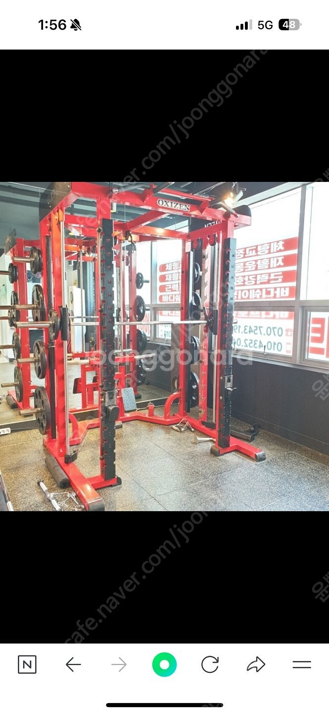 옥시즌 멀티랙 스미스머신 케이블 겸용, 파워레그프레스,...--2