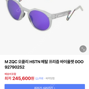 룩소티카 오클리 하우스틴 HSTN METAL OO9279 바이올렛