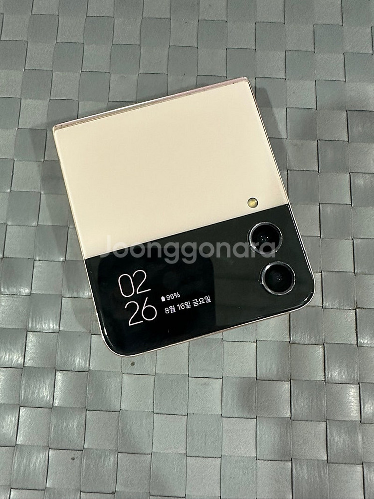 (SKT) 갤럭시Z플립4 256기가 골드 외관S급 22...--4