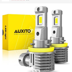 AUXITO M6 LED 램프 매우 밝은 팬리스 자동차 헤드라 별점 (0)