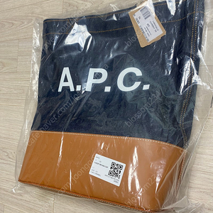 아페쎄 apc 악셀 데님 토트백 라지 에코백