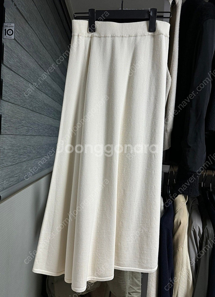 더캐시미어 니트 롱스커트 64--0