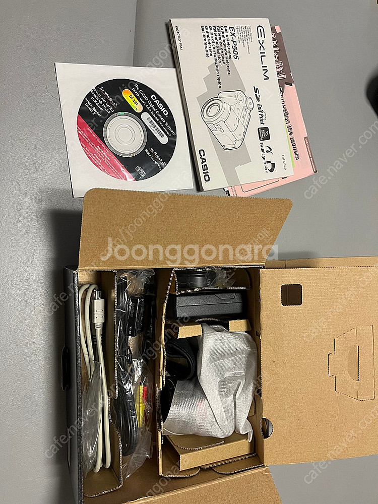 카시오 ex-p505 박스 완품 판매합니다.--3