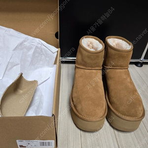 어그 클래식 미니 플랫폼 ugg classic mini 체스넛 us7 eu38