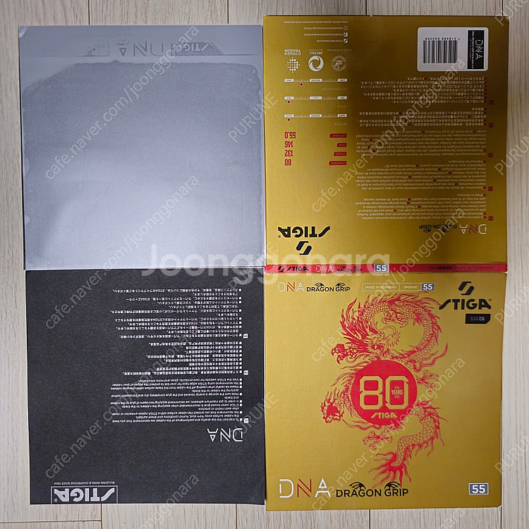 STIGA 80주년 기념 러버 DNA Dragon Gr...--0