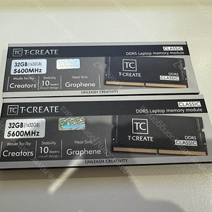 T-Create DDR5 64gb(32x2) 노트북램