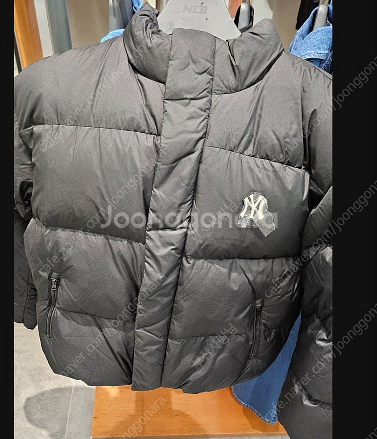 MLB엠엘비 스몰로고기본 숏패딩(현재신상)새상품 저렴히...--0