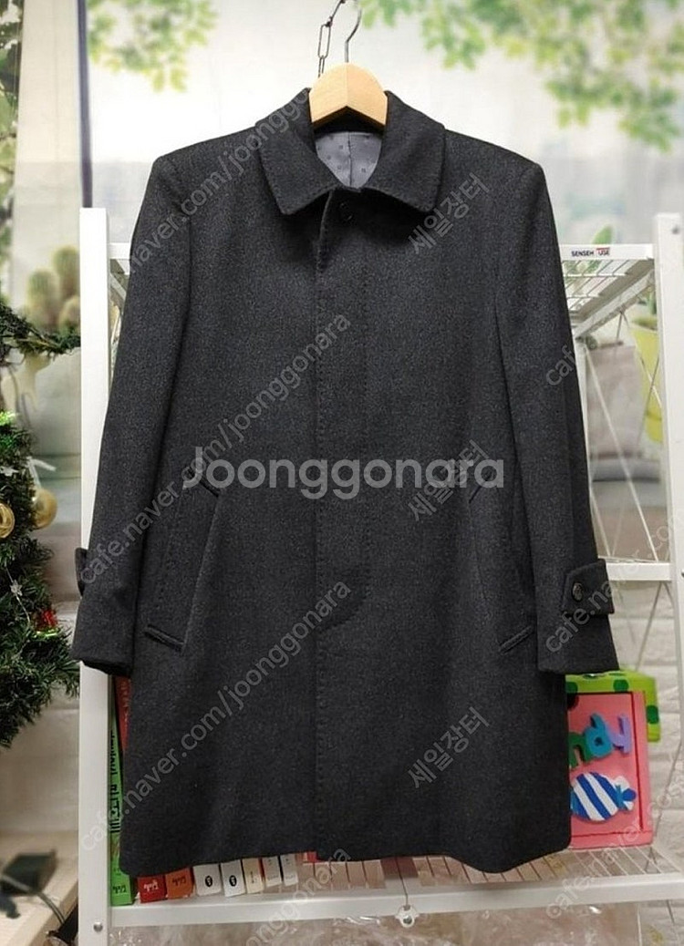 브루노파피 명품코트 남성코트 울캐시미어 심플코트 반코트...--0