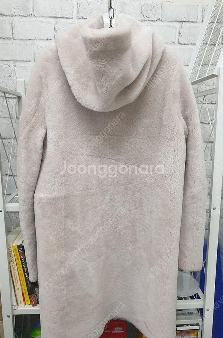 타미힐피거 여성코트 천연양가죽 모피코트 롱자켓 중기장 ...--3