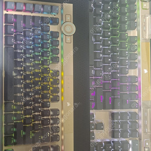 커세어 k100 rgb opx 미드나잇 골드 게이밍 키보드 판매합니다