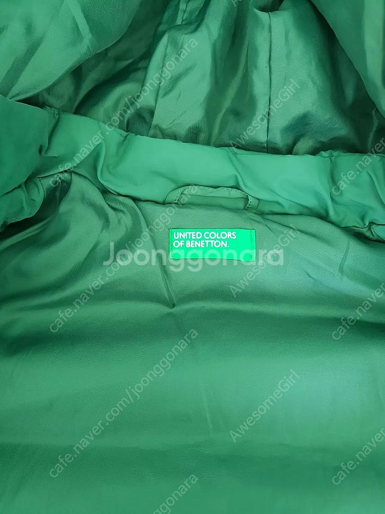 베네통 오리털 패딩조끼 4세 (반택포함)--3