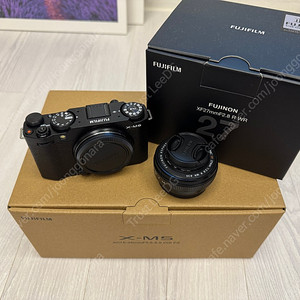 후지 X-M5 렌즈킷 새상품+ xf27mm 일괄 판매 (상태확인완료)