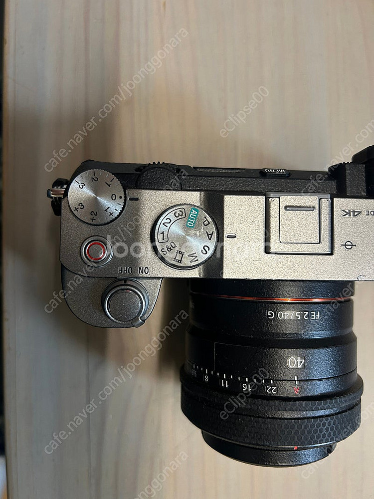 소니 a7c 실버 + 40g sel40f25g 스킨부착...--2