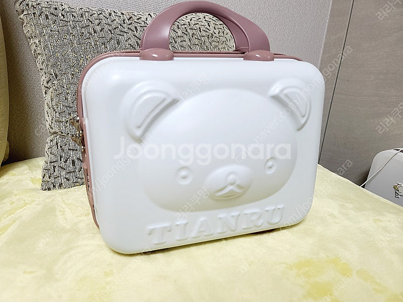 리라쿠마 기내용&레디백 휴대용 여행가방(한정판 화이트)--0