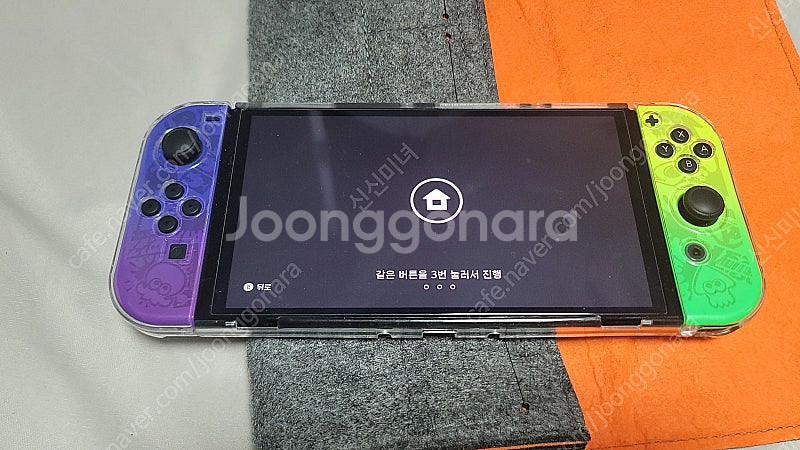 닌텐도 스위치 oled 스플레툰 에디션 512팝니다.--7