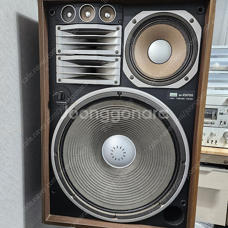 파이오니아sa7500 3단세트랑 ,산수이 SP-X970...--3