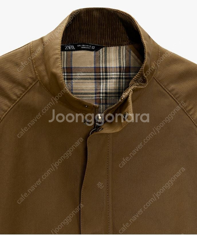 ZARA 왁싱 이펙트 점퍼 (브라운/30,000원)--3