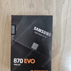 상섬 정품 SSD EVO SATA3 500GB 2.5인치 노트북 데스크탑 하드